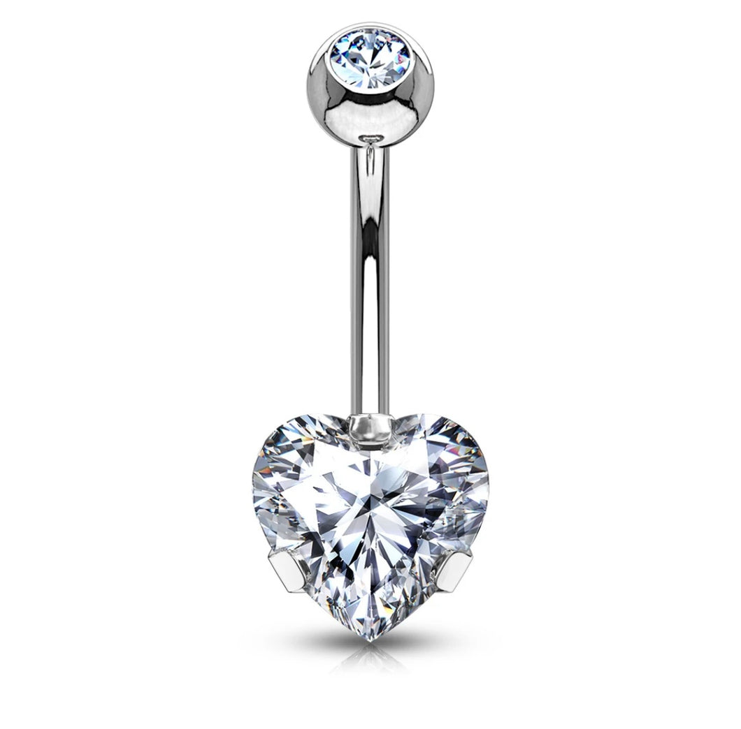 Heart Belly Ring